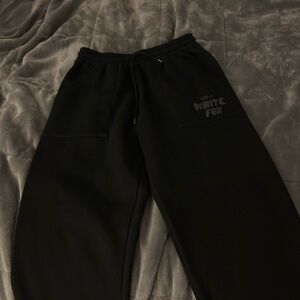 White Fox Women’s Black Sweatpants